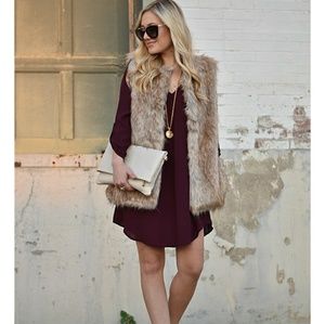 Forever 21 Faux Fur Vest